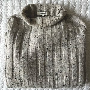 Madewell Speckled half turtleneck Sweater